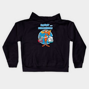 Dog And Friends Fly Kids Hoodie